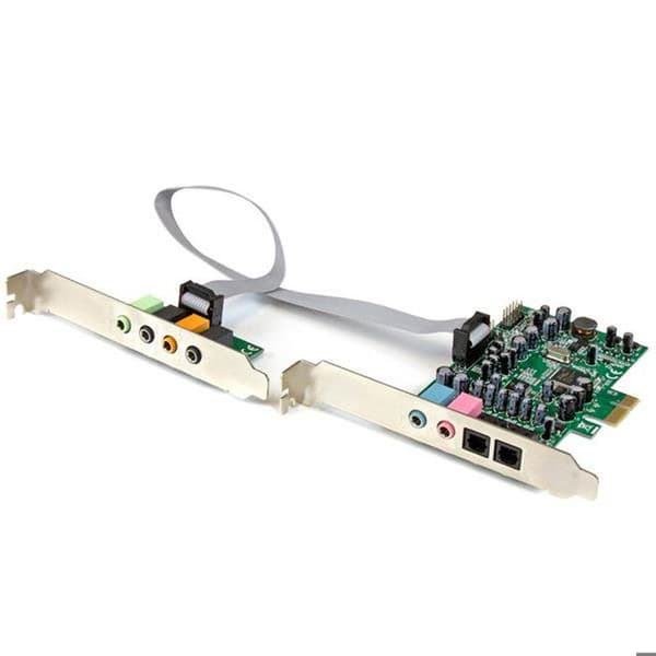 STARTECH 7.1-kanals PCI Express-ljudkort för surroundljud - 24 bitar 192 KHz - 92 dB - S/PDIF-utgång