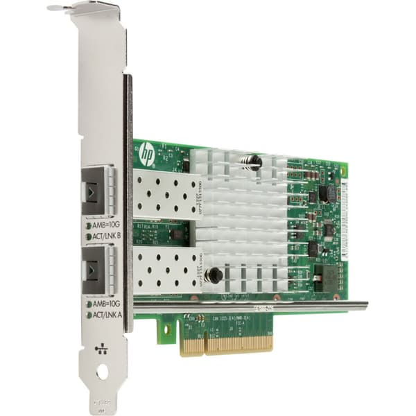 Nätkort HP NIC Intel X710-DA2 10GbE SFP+ DP Grön, Silver