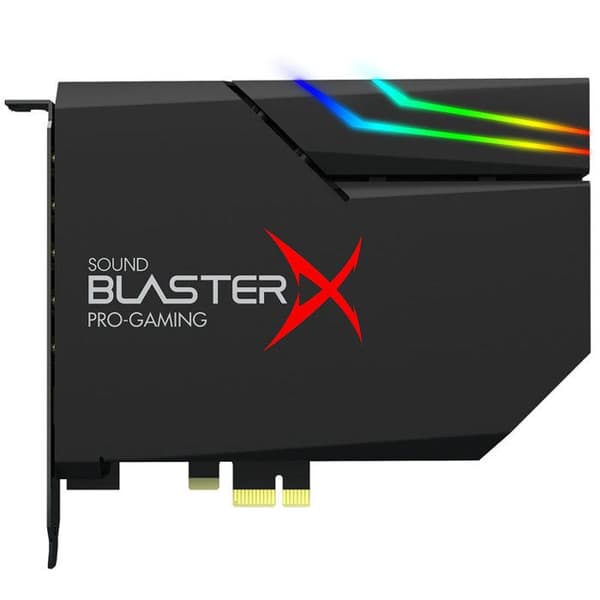 KREATIVT Sound BlasterX AE-5 Plus högupplöst spelljudkort / DAC