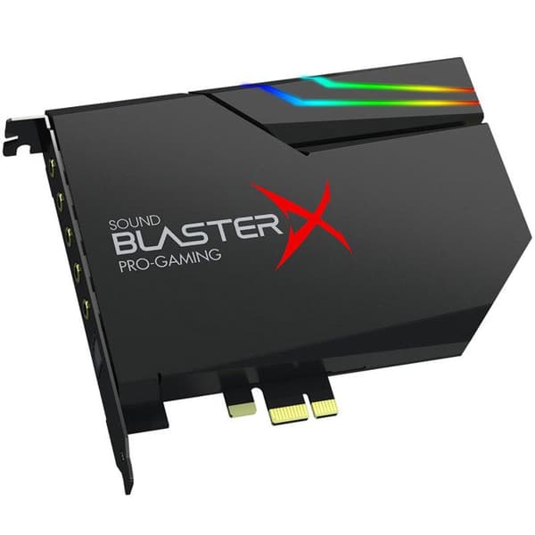 KREATIVT Sound BlasterX AE-5 Plus högupplöst spelljudkort / DAC