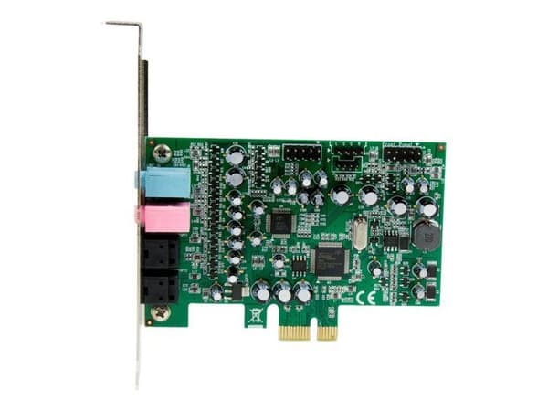 STARTECH 7.1-kanals PCI Express-ljudkort för surroundljud - 24 bitar 192 KHz - 92 dB - S/PDIF-utgång