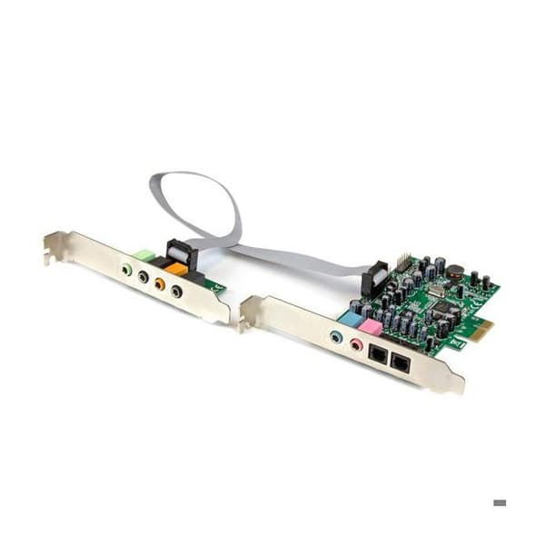 STARTECH 7.1-kanals PCI Express-ljudkort för surroundljud - 24 bitar 192 KHz - 92 dB - S/PDIF-utgång