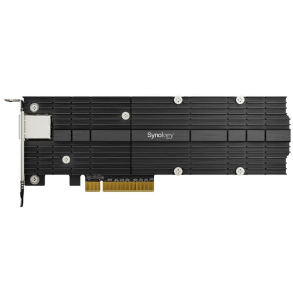 PCI-kortti SSD M.2 Synology E10M20-T1 musta