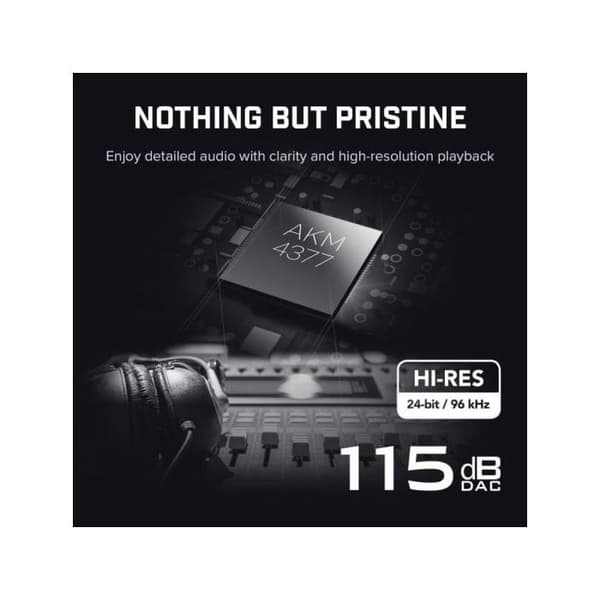 DAC Externe - Kreativ - Sound Blaster X1 - Hi-res 24 bit/96 kHz - Hörlurs förstärkare - USB