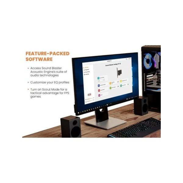 Creative Ls Creative Sound Blaster Audigy FX V2 högupplöst internt PCI-ljudkort med 5.1 Virtual Surround