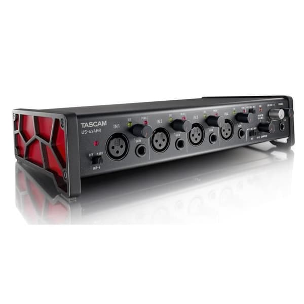 USB ljudgränssnitt - TASCAM - US-4X4HR - 4 kombi-XLR-ingångar - 192 kHz - USB-C