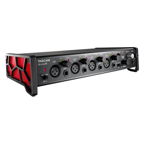 USB ljudgränssnitt - TASCAM - US-4X4HR - 4 kombi-XLR-ingångar - 192 kHz - USB-C