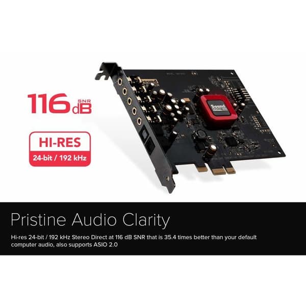 Ljudkort - Kreativ - Sound Blaster Z SE - PCI-e - Stereo - Hög prestanda