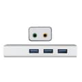 Miniatyrbild 2 av 3: Externt ljudkort ca! APPUSB51HUB USB 3.0 3,5 mm Grå