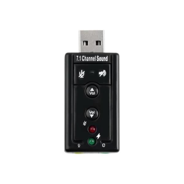 Ljudkort - EMINENT - Ewent EW3762 - USB - 7.1 kanals surround - CMedia CM108