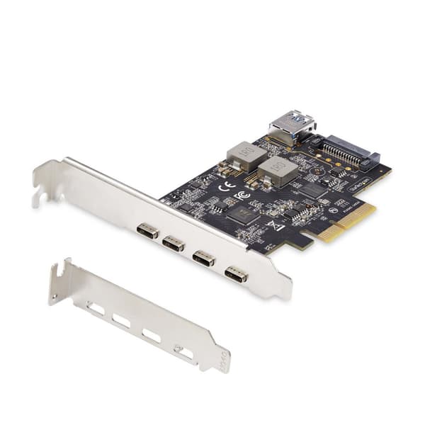 PCI-kort Startech PS4C3IA3-USB-C-CARD Sort