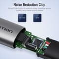 Miniatyrbild 4 av 4: VENTION USB-ljudkort till extern 3,5 mm ljudadapter med mikrofon för PS4-hörlurar