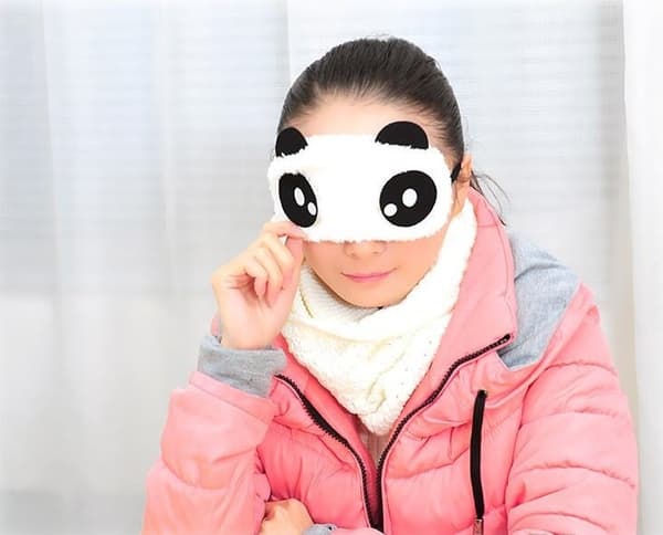 Uskyldig Panda, Fluffy sovemaske til rejser og afslapning