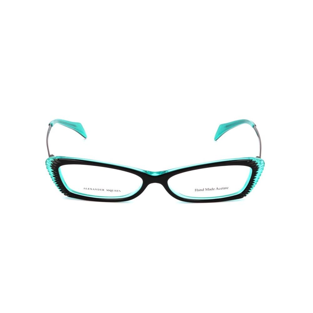 Glasögonbågar Alexander McQueen AMQ-4163-R2K Svart Turkos
