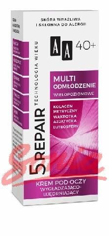 AA_Technology Age 5Repair 40+ krem wygładzająco-ujędrniający pod oczy 15ml