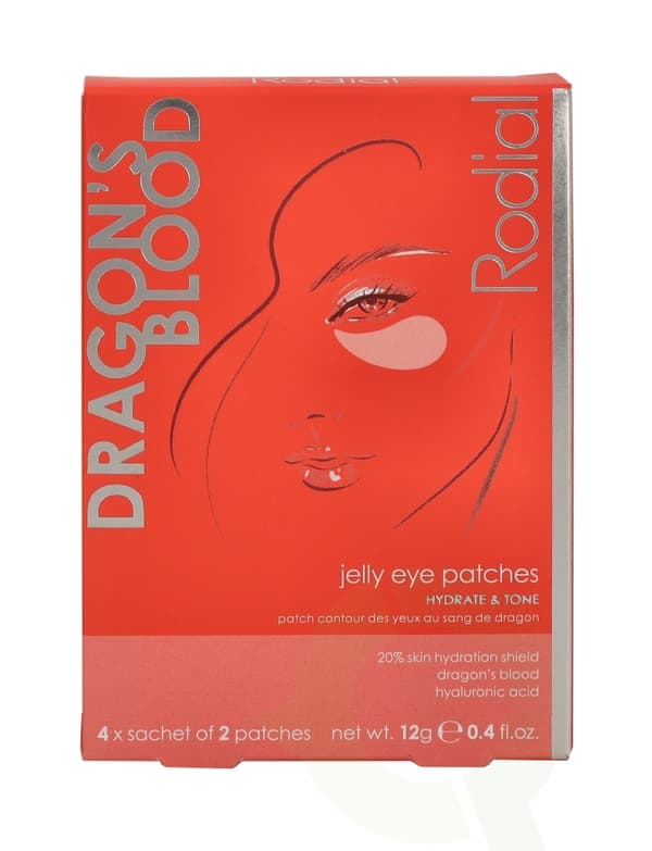 Rodial Dragon's Blood Jelly Eye Patche Set 12 g 4x3gr