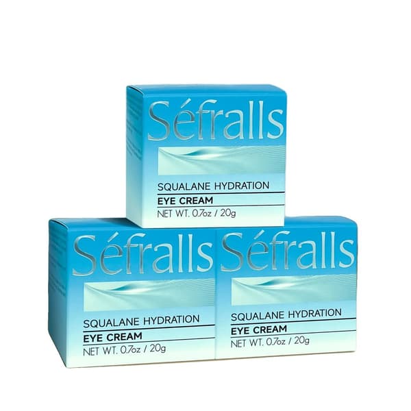 Séfralls Plant Squalane Ögonkräm, Minskar Mörka Cirklar, Återfuktande Fuktkräm,20g 3st
