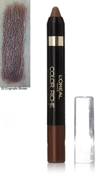 L Orea Riche Le Crayon Eyeliner & Eyeshadow-Enigmatic Brown