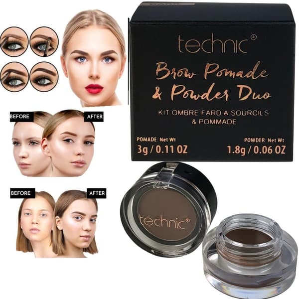 Technic Brow Pomade & Powder DUO KIT-Medium