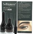 Miniatyrbild 3 av 4: Bellapierre Brow & Liner Duo Set-Eyegel Liner Jet Black and Stayput Brow Gel Chestnut