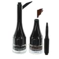 Miniatyrbild 2 av 4: Bellapierre Brow & Liner Duo Set-Eyegel Liner Jet Black and Stayput Brow Gel Chestnut