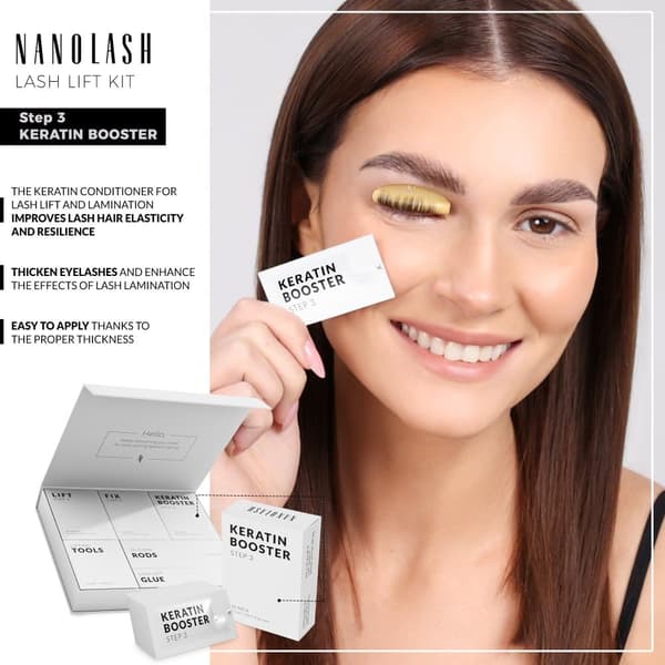 Steg 3 - Nanolash keratin ögonfranslyftande balsam 10 påsar