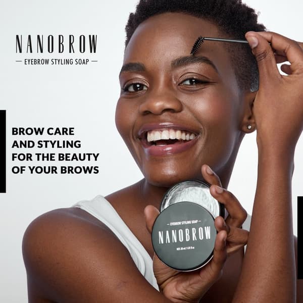 Kulmakarvasaippua Nanobrow Styling Soap 30 g - Geelimäinen saippua kulmakarvojen muotoiluun