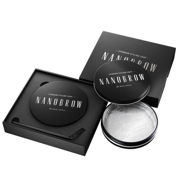 Kulmakarvasaippua Nanobrow Styling Soap 30 g - Geelimäinen saippua kulmakarvojen muotoiluun