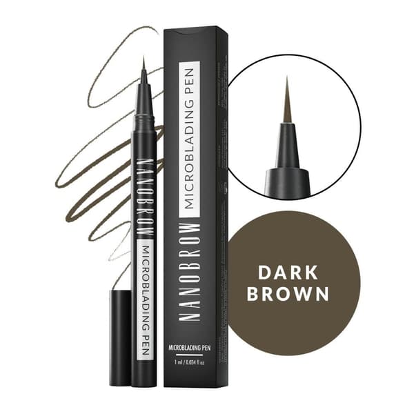 Brynpen Nanobrow Microblading Pen - Microblading effekt, forstærkning, fortykkelse, fyldning af øjenbryn