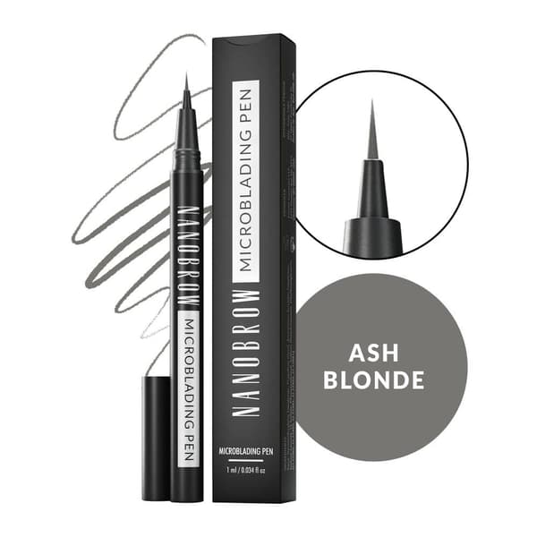 Brynpen Nanobrow Microblading Pen - Microblading effekt, forstærkning, fortykkelse, fyldning af øjenbryn