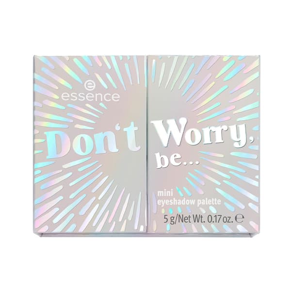 DON'T WORRY, BE… mini multi-color eyeshadow palette