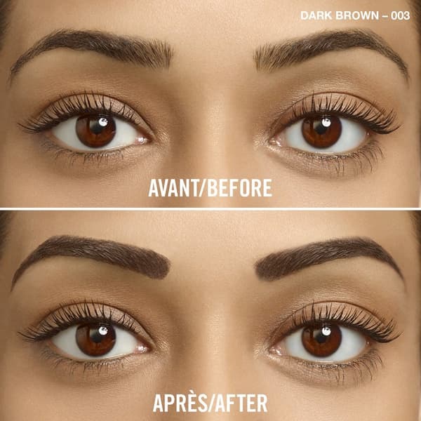 Rimmel Brow This Way Brow Styling Gel with Argan Oil-Dark Brown