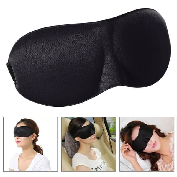 3D Sovemaske – Ergonomisk Øjenmaske til Optimal Søvn og Lysblokering