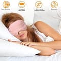 Miniatyrbillede 3 af 3: Luksuriøs Sovemaske i Silke – Rose