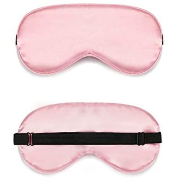 Luksuriøs Sovemaske i Silke – Rose