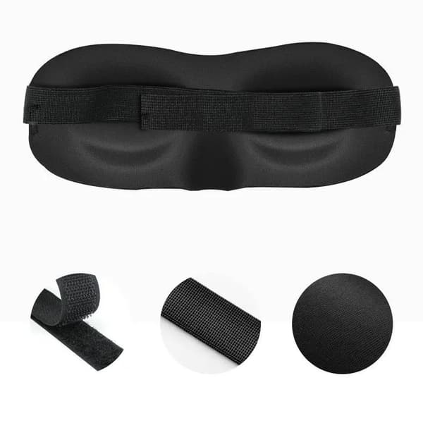 2-Pack - Sovmask / Ögonmask - Ögonbindel till resa