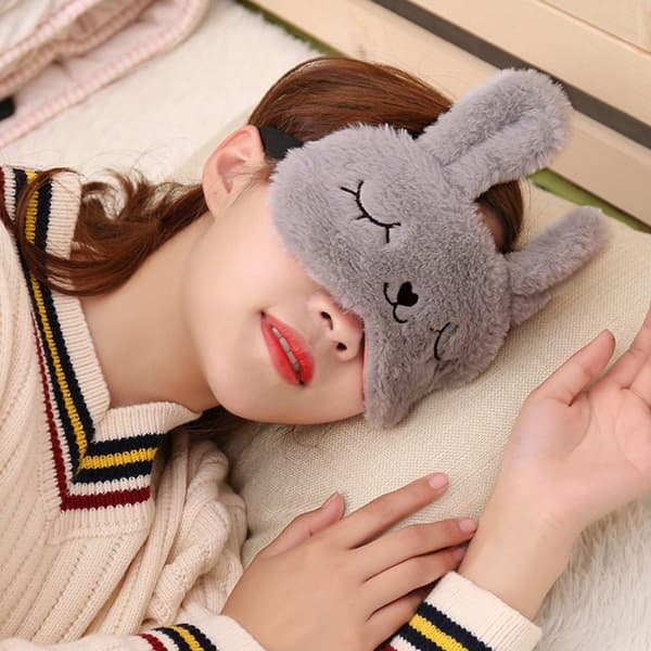 INF ögonmask sova / Sovmask i söt kanindesign