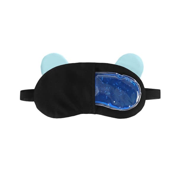 INF Söt sovmask med ögon och öron-ögonmask sova Grå