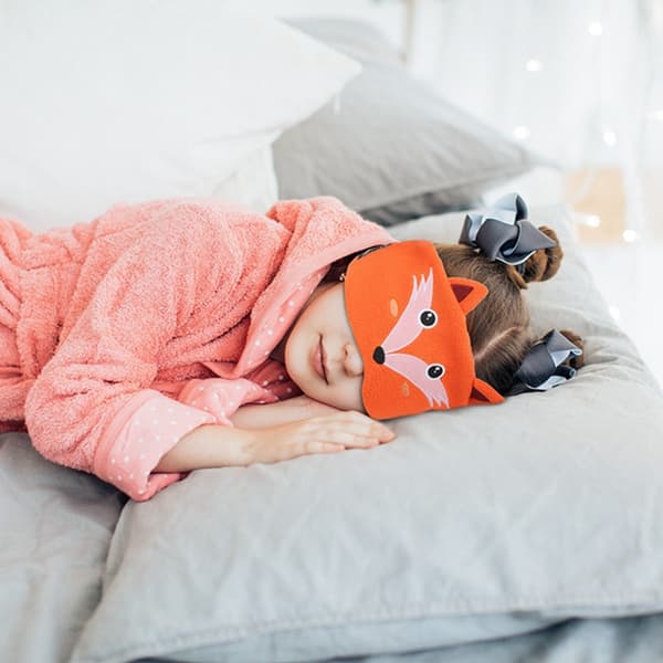 INF Sovhörlurar / sovmask med Bluetooth-hörlurar Orange