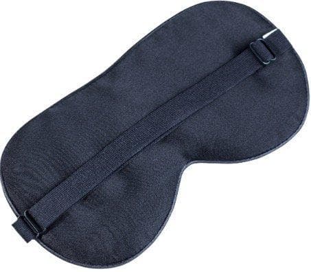 INF Sovmask 100% silke Mörkblå