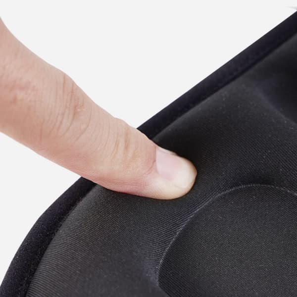 INF Bekväm sovmask med ljusblockering och 3D-design Svart