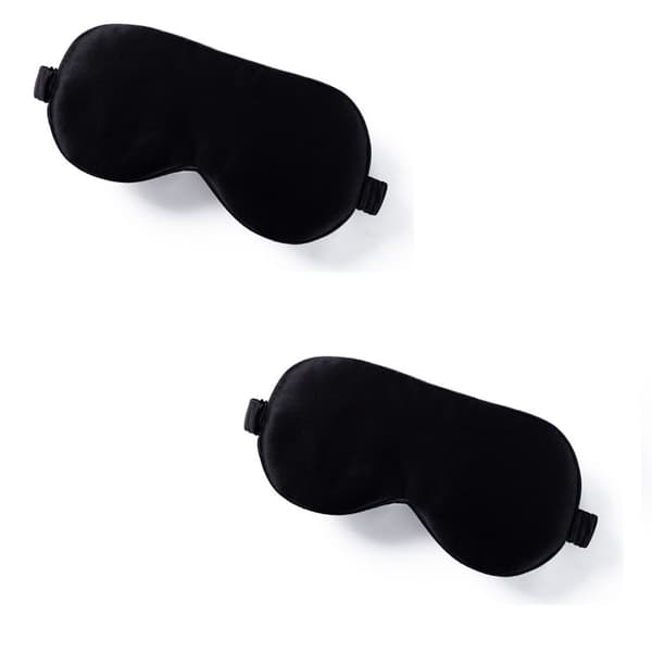 Sovmask mullbärssilke 2-pack Svart
