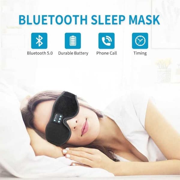 Sovmask med Inbyggda Bluetooth Högtalare
