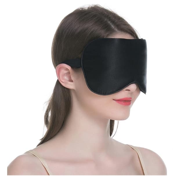 SLEEP MASK EYE MASK 100% SILK MUSTA