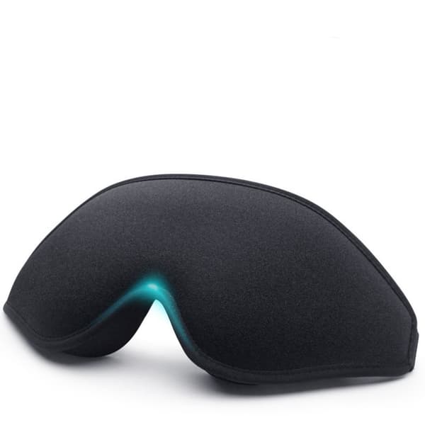 INF 3D Sleep Mask silmämaski lentomatkoille, nukkumiseen ja päiväunille Musta