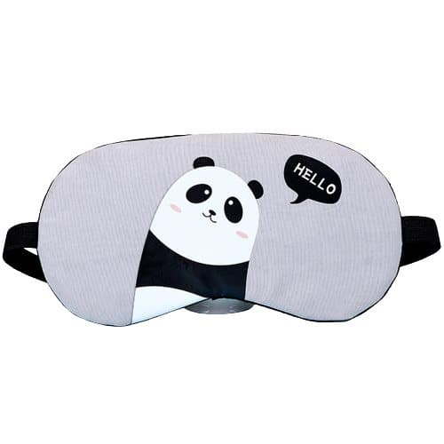 Söt tecknad ögonmask sovmask