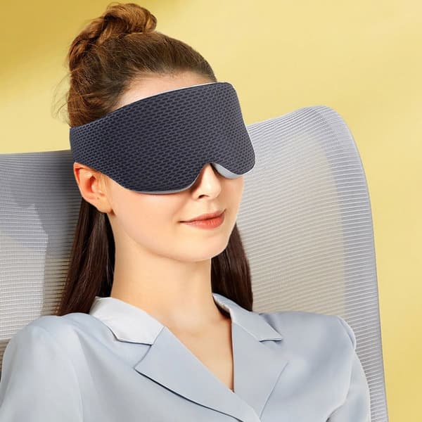 3D Eye Mask Blackout Eyes Sleep Mask Zero Eye Pressure Eye Mask Harmaa