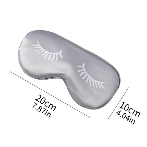 Lounastauko Travel Home Sleep Eye Care Silmännaamio ripsien kuvioilla
