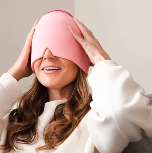 Ögonmask mot Huvudvärk - Gelmask - Svalkande/värmande mask