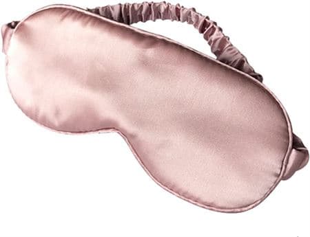 UNIQ Lyxig ögonmask i 100% silke - Ros